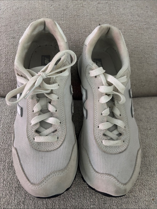New Balance Shoes - New Balance Women's Light Beige Mesh & Suede Sneakers
